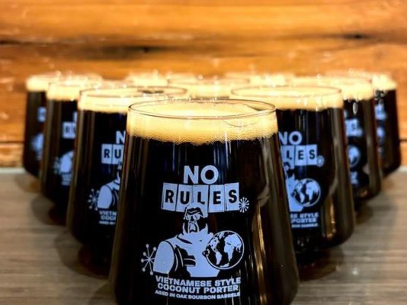 Perrin Brewing No Rules Tasting webpage