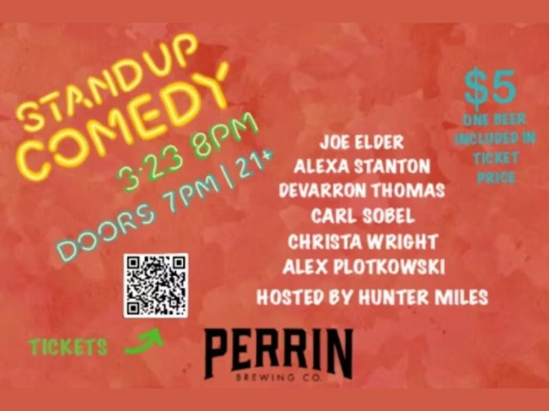 Perrin Brewing Stand-Up Comedy website