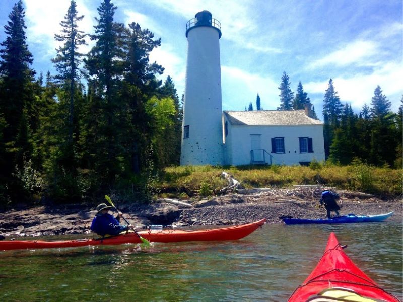 Sea-Kayak-Copper-Harbor-Lighthouse-Keweenaw-Adventure-Company