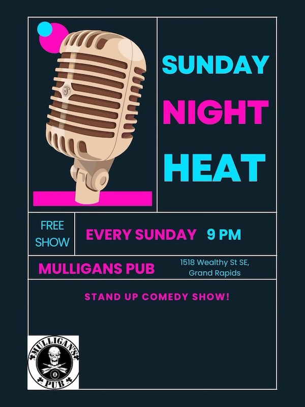 Sunday Night Comedy Mulligan's Pub FB