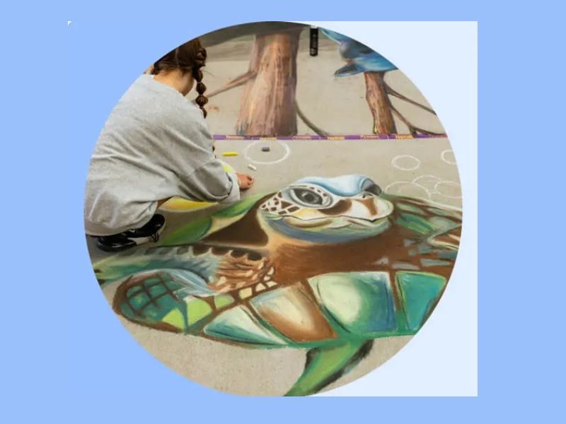 Tanger Outlet's West MI Chalk Festival webpage