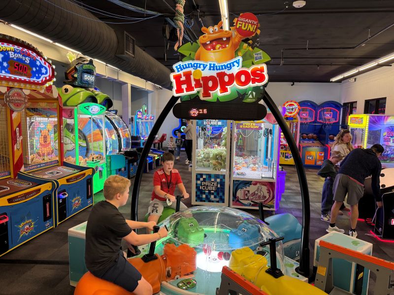 great wolf lodge sandusky arcade - dentler