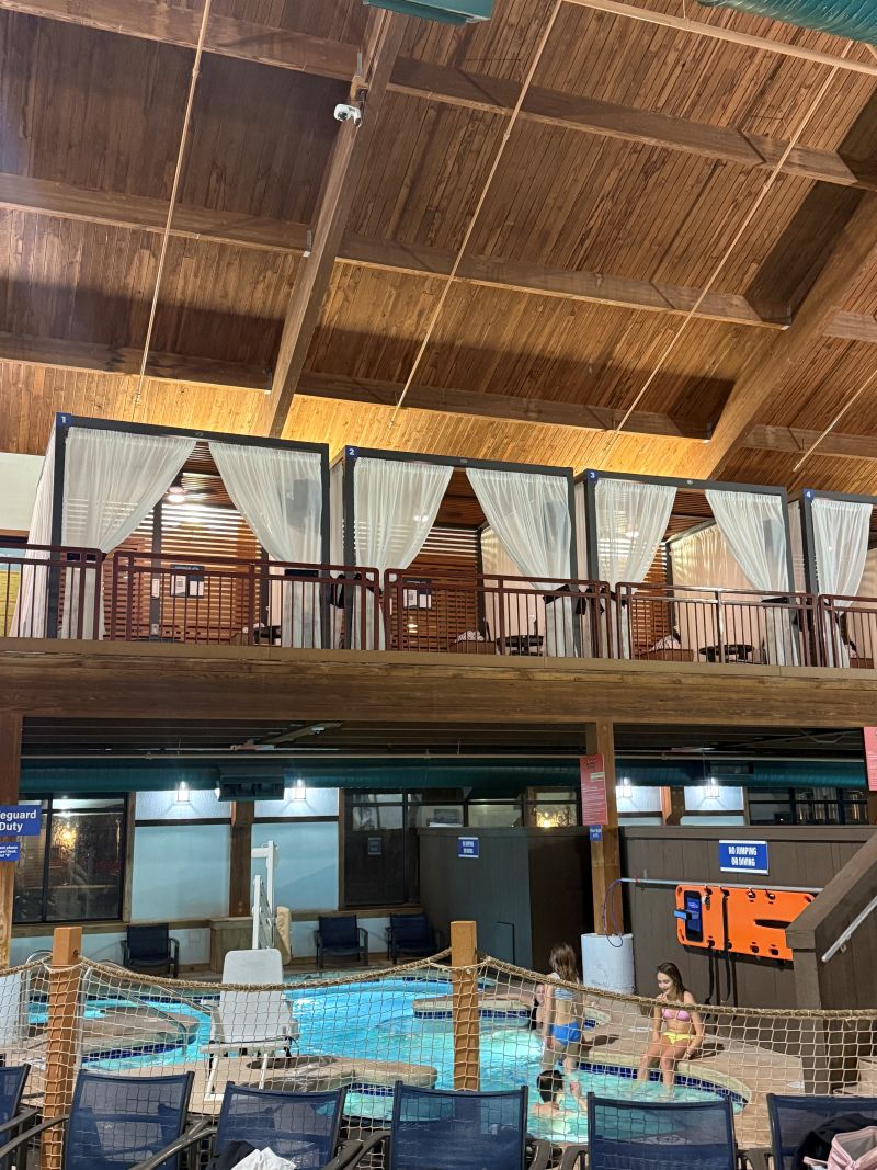 great wolf lodge sandusky cabana - dentler