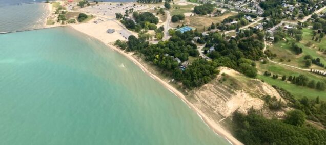 things to do in manistee ariel view
