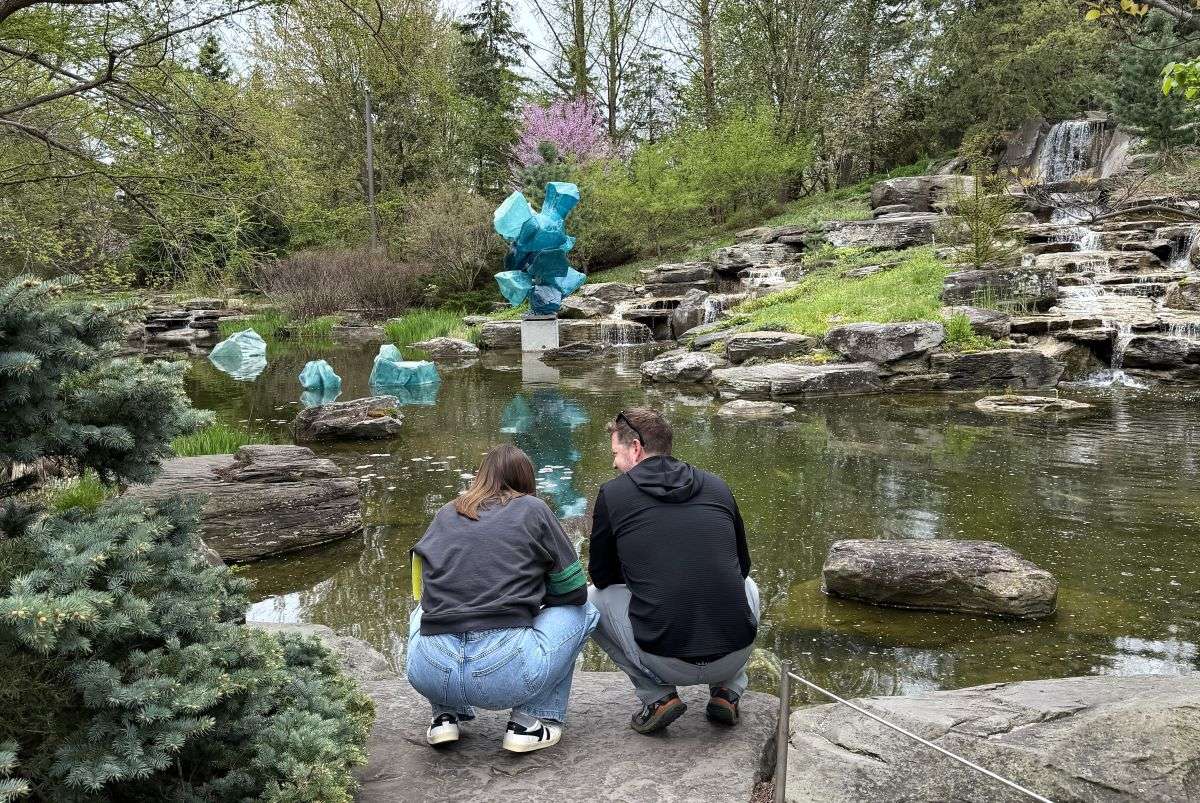Chihuly At The Waterfall Meijer Gardens