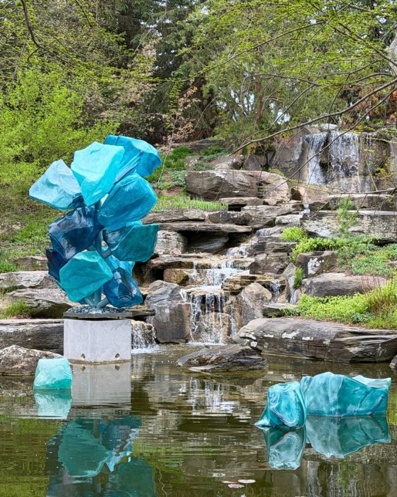 Dale Chihuly Ice Sculpture Waterfall Kate Overbeek