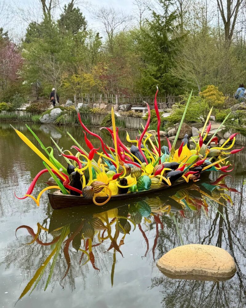Dale Chihuly Meijer Gardens Glass Boat Kate Overbeek