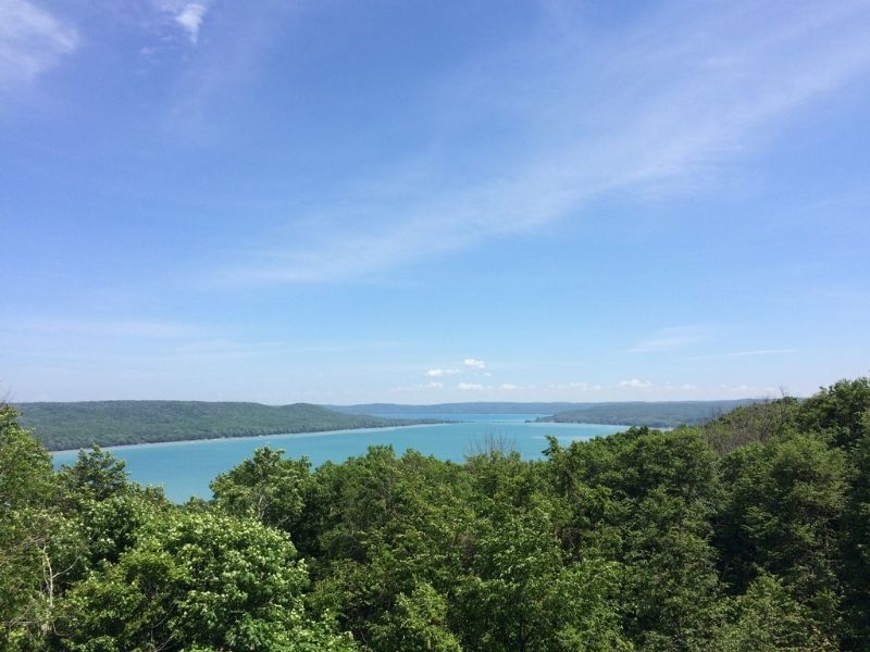 Glen Lake Overlook On Pierce Stocking Drive