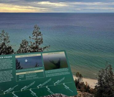 Green Point Dunes Nature Preserve Shipwreck Sign