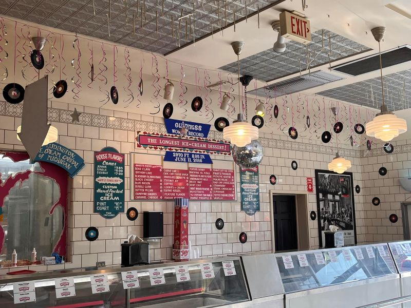 House of Flavors Ice Cream Counter - FB