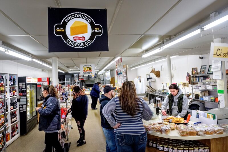 Inside Pinconning Cheese Company - FB