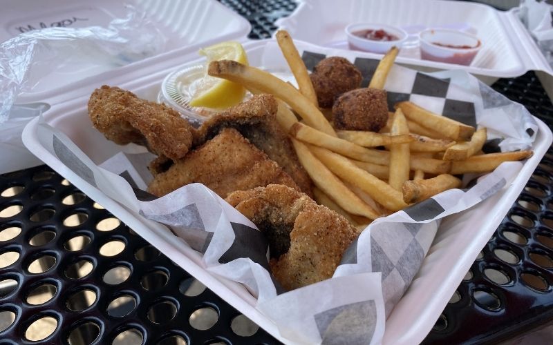 Keepers Fish Shack Meal