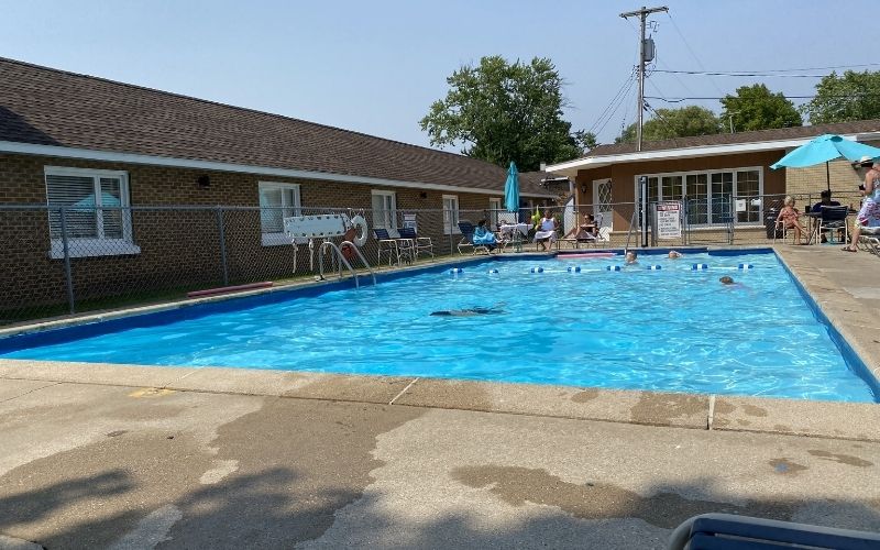 Ludington Beach House Pool