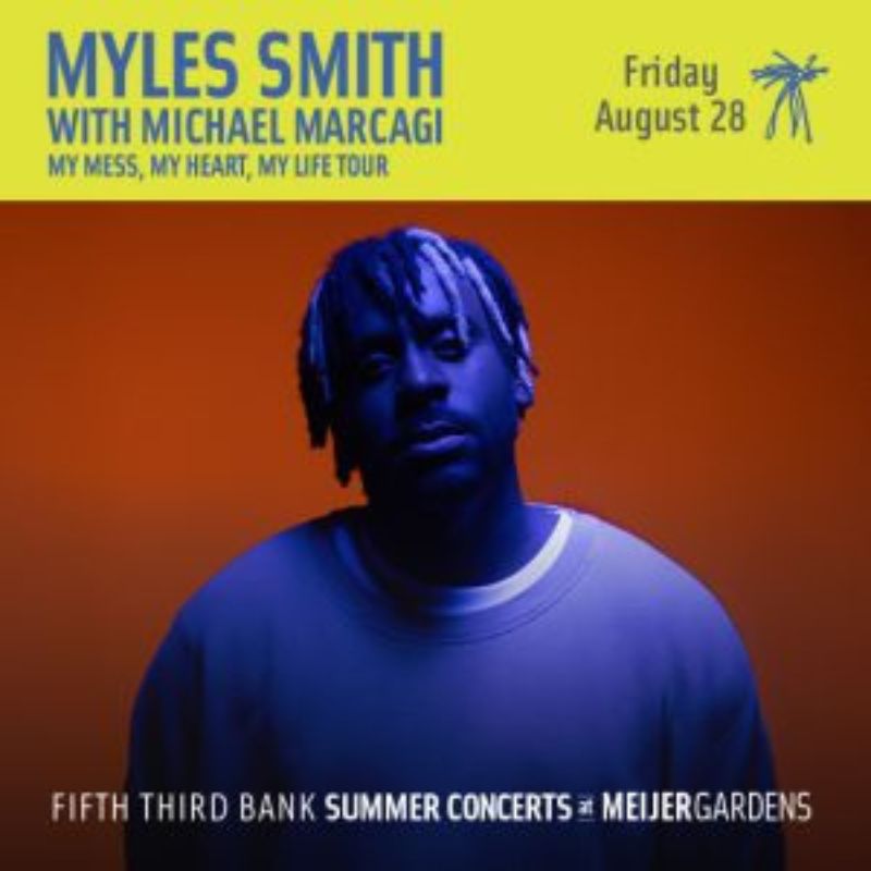 Meijer Gardens Summer Concerts Myles Smith