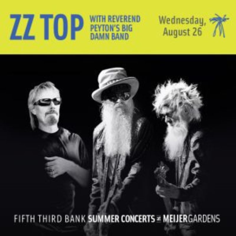 Meijer Gardens Summer Concerts ZZ Top