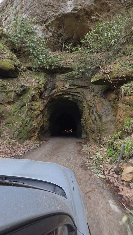 Driving through Nada Tunnel