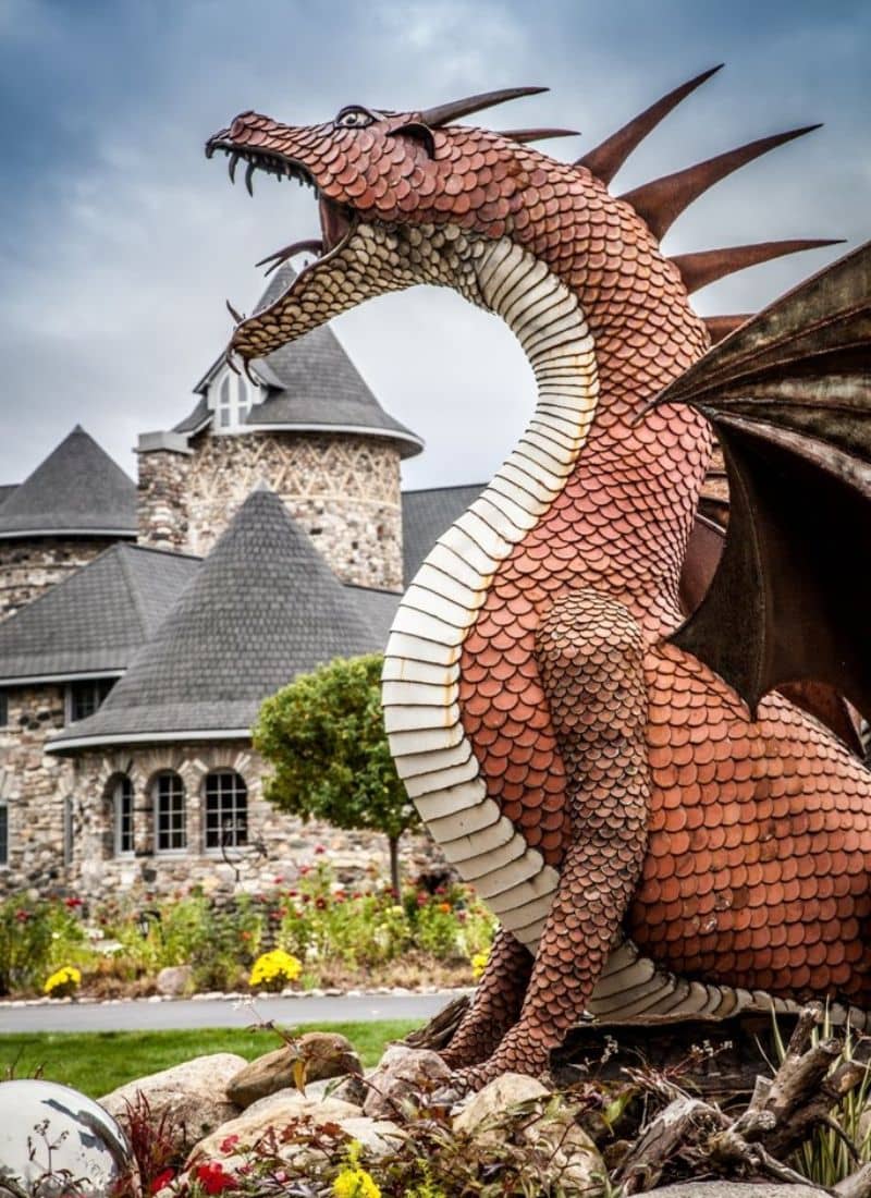 Norm-the-Dragon-at-Castle-Farms - Charlevoix - FB