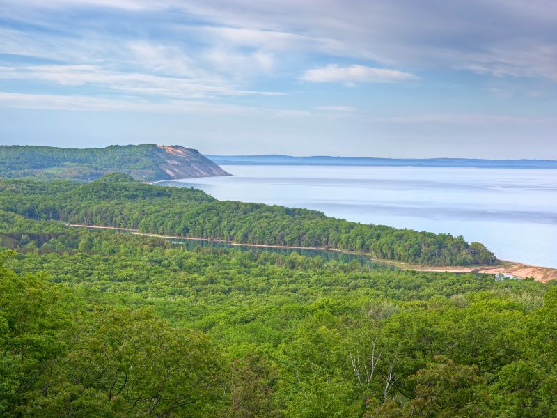 North Bar Lake Overlook Sleeping Bear Dunes National Park Canva