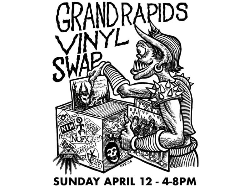 Pyramid Scheme Vinyl Swap webpage