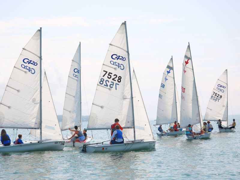 Sailing On Lake Charlevoix Charlevoix MI