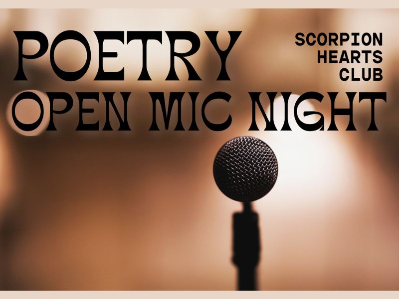 Scorpion Hearts Club Poetry Night Webpage