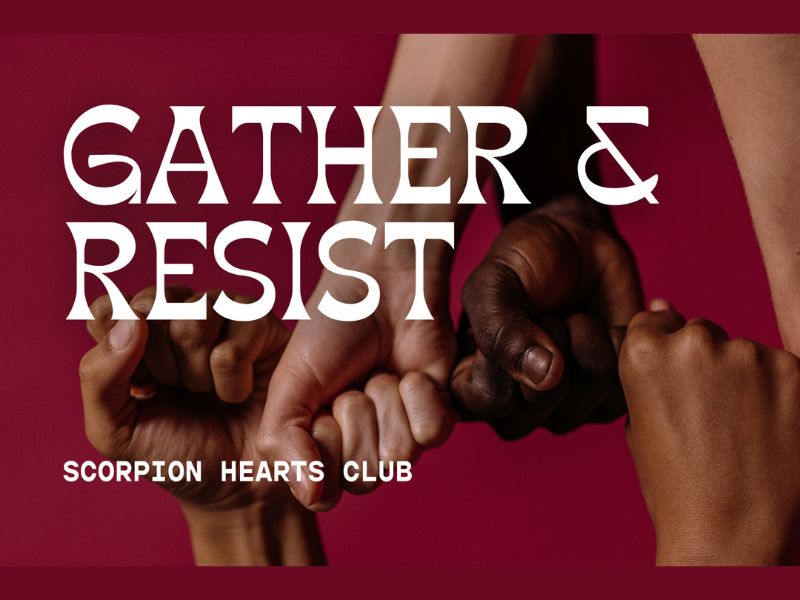 Scorpion Hearts Gather Resist Webpage