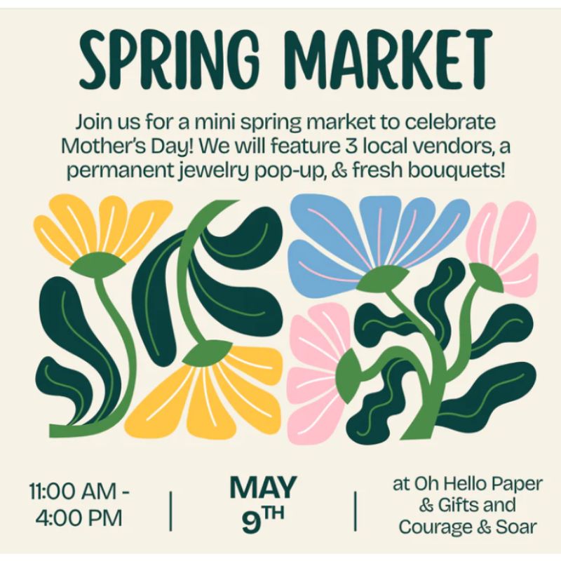Oh Hello Spring Market webpage