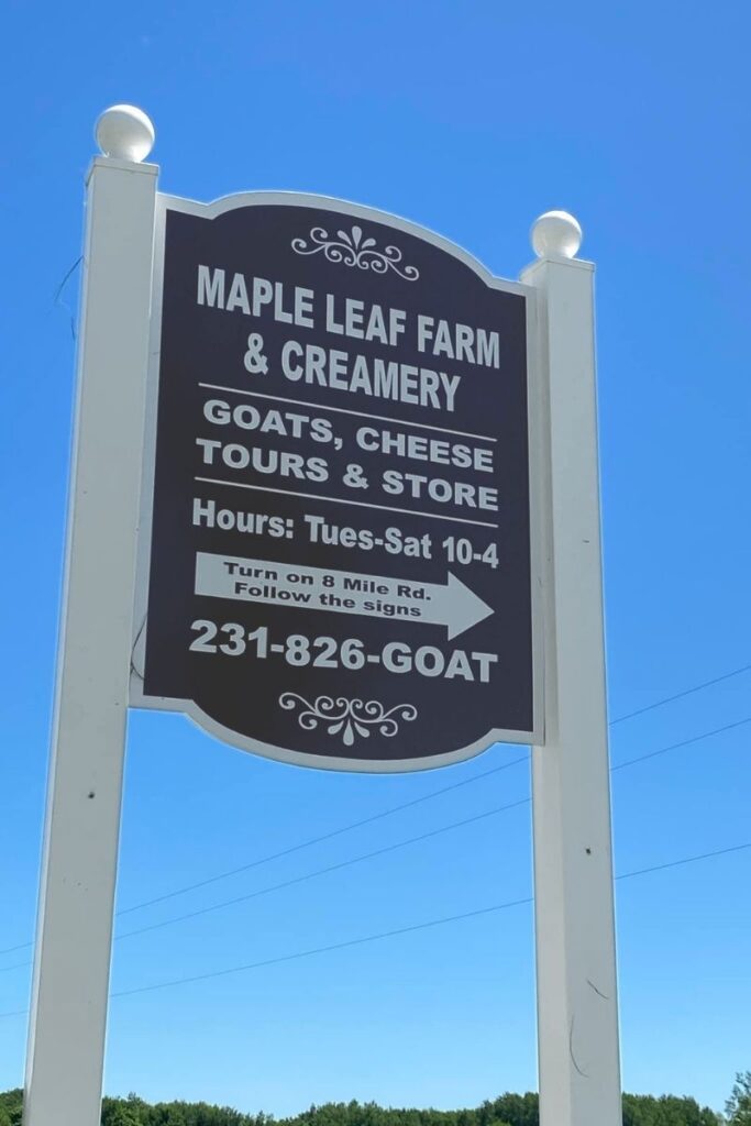 maple leaf farm sign - FB