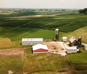 The Farmers Creamery Of Michigan Aerial Web