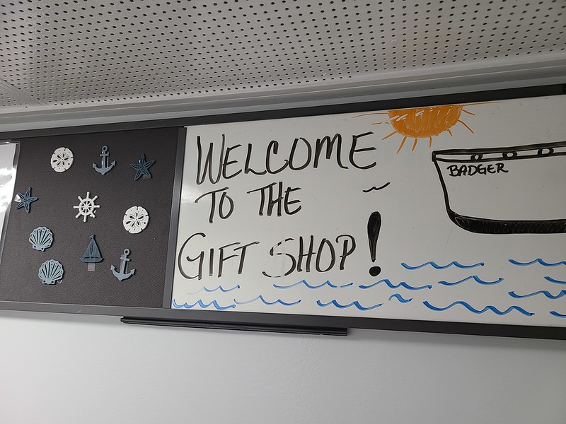 Badger Gift Shop Sign