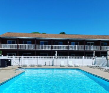 Naders Motel Ludington View Of Pool FB