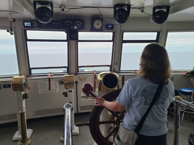 Steer the ship on a Pilot House tour