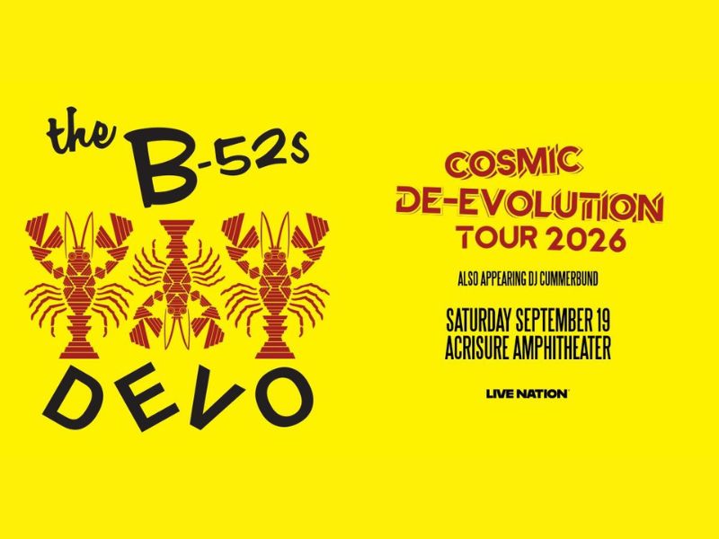 Acrisure Amphitheatre The B52s Cosmic De Evolution Tour Webpage