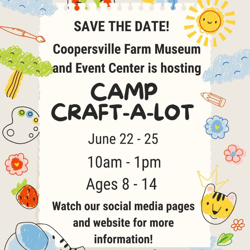 Coopersville Farm Museum Camp Craft A Lot