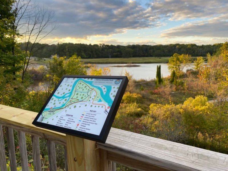 Henry Schuette Park Overlook At Sunset Visit Manitowoc Website