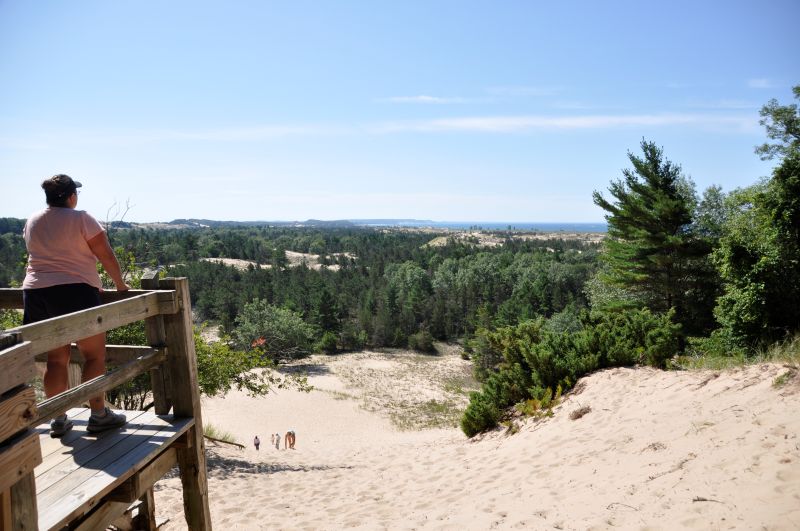 Ludington State Park Skyline Trail Dunes