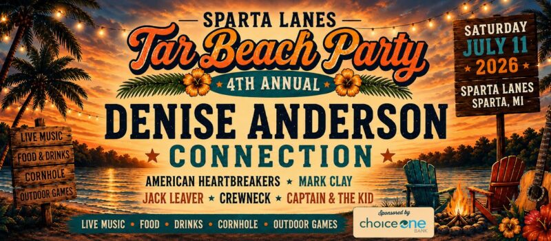 Sparta Lanes Tar Party Webpage