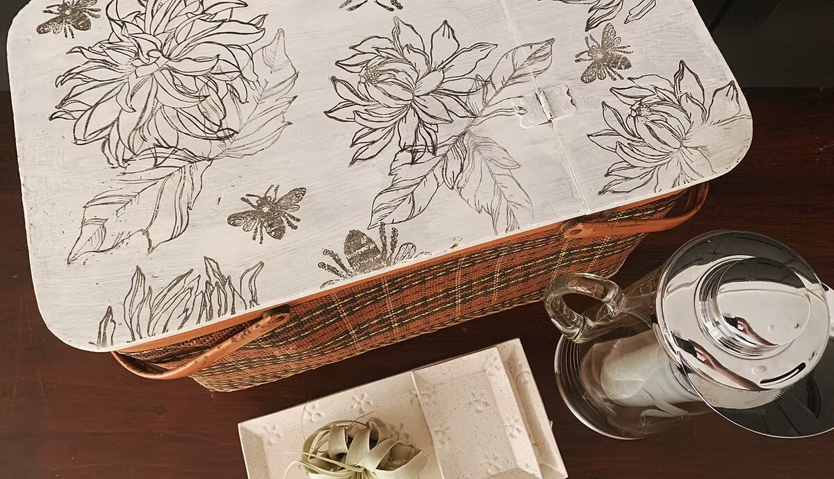 The Honeysuckle Co IOD Stamped Picnic Blanket Webpage