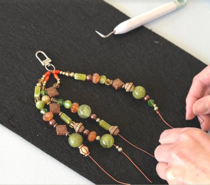 Three Blue Brushes Purse Charm Workshop Webpage