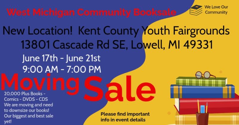 West Michigan Books Community Sale Facebook