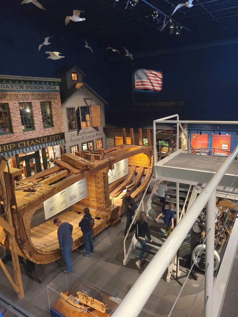 Wisconsin Maritime Museum Look Down To Ships Rudd