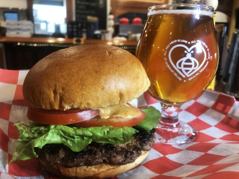 Burger At St Ambrose Cellars