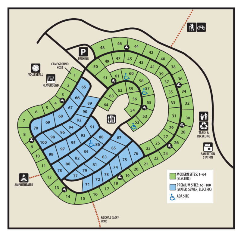 Hartwick Camp Map
