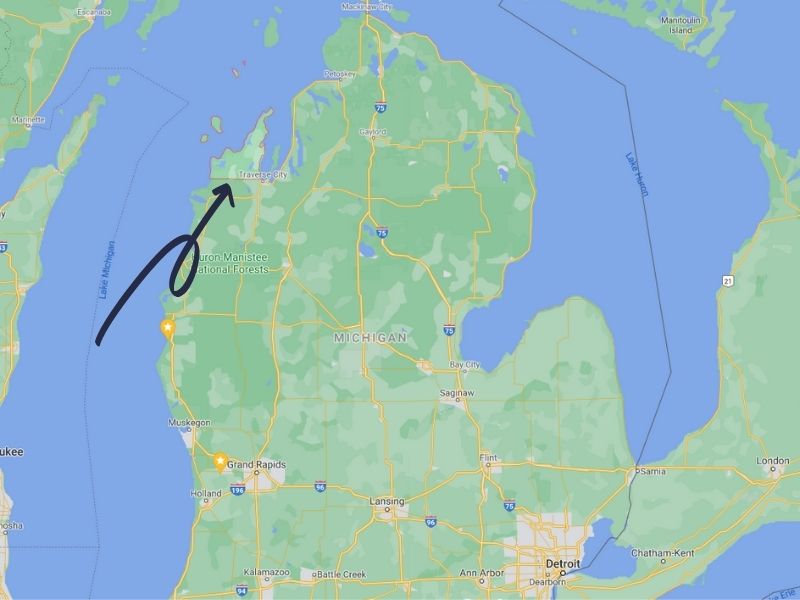 Leelanau Peninsula Map