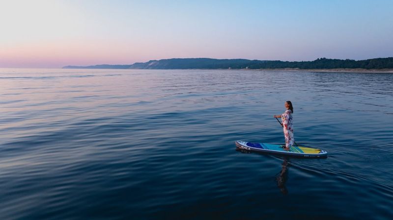 Sup On Crystal Lake From Crystal Lake Adventure Sports FB Pic By Gabe Rovick