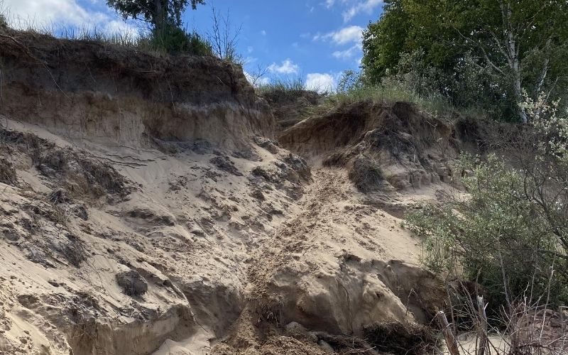 Trail From Beach Lake Michigan Magoon Creek Manistee
