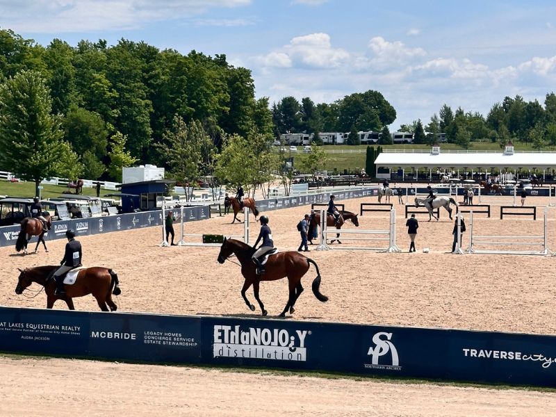 Arenas at Flintfields Horse Park, Traverse City Horse Shows