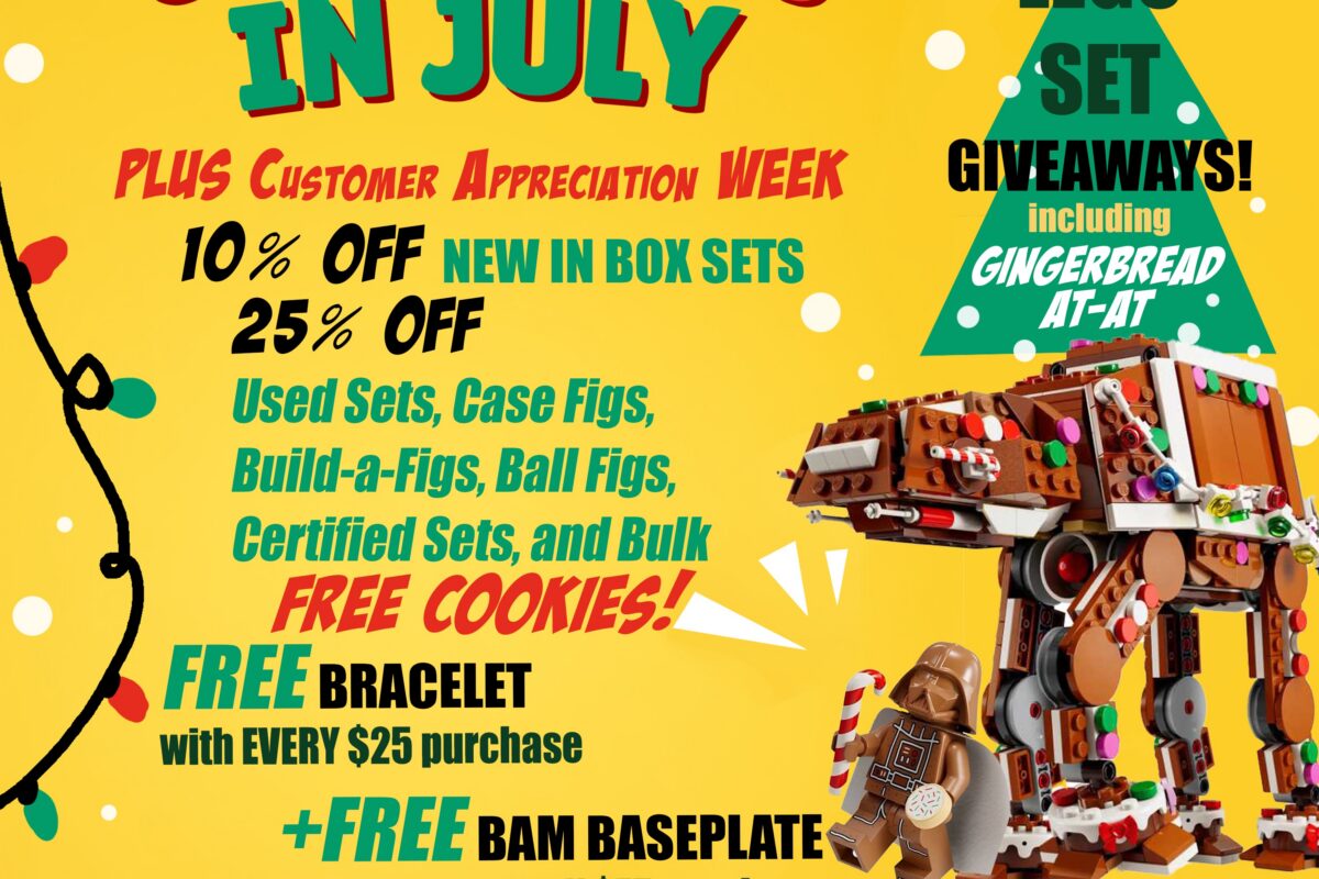 Submission: Bricks & Minifigs Christmas in July Sale Facebook