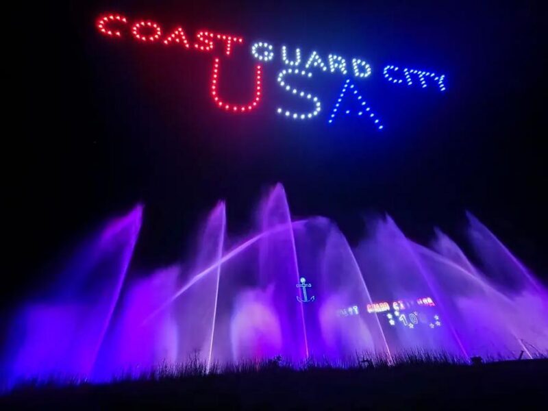 Coast Guard Festival Drone Show Webpage