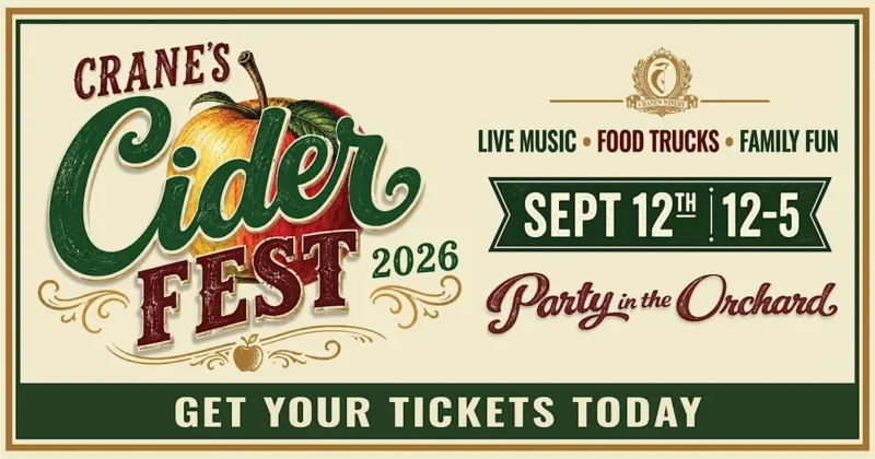 Cranes Cider Fest 2026 Eventbrite